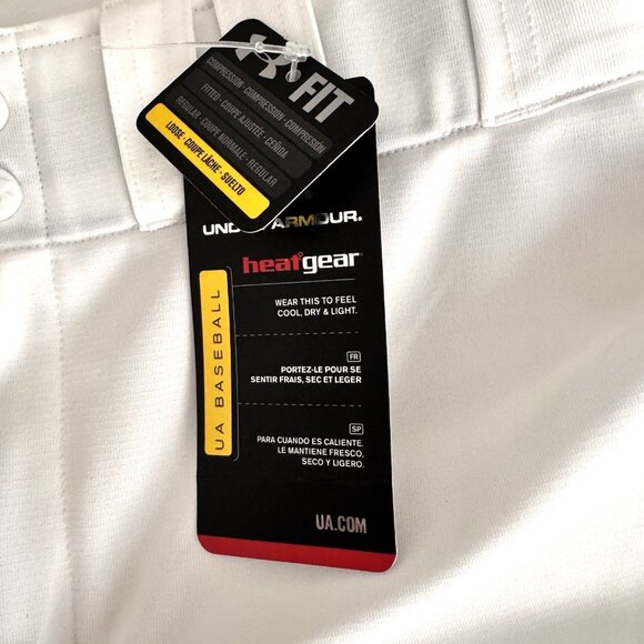 NWT Under Armour Mens Baseball Pants Medium M MD Heat Gear Loose Fit Relaxed UA - Picture 3 of 9